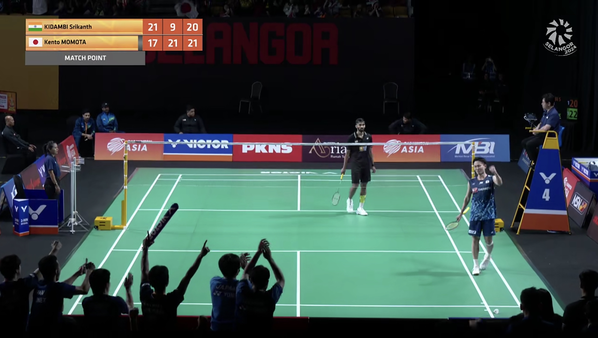 泰国队逆转韩国队，桃田贤斗扛起全队